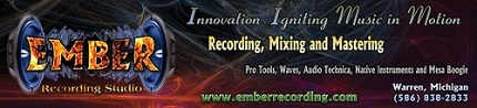 Click Now to visit website of Ember Recording Studio in Warren, Michigan. Located just north of Detroit.